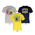 Blue 84 Michigan Wolverines Mens Shirt Tee Short Sleeve 6.1oz Orange Bowl Jubilation
