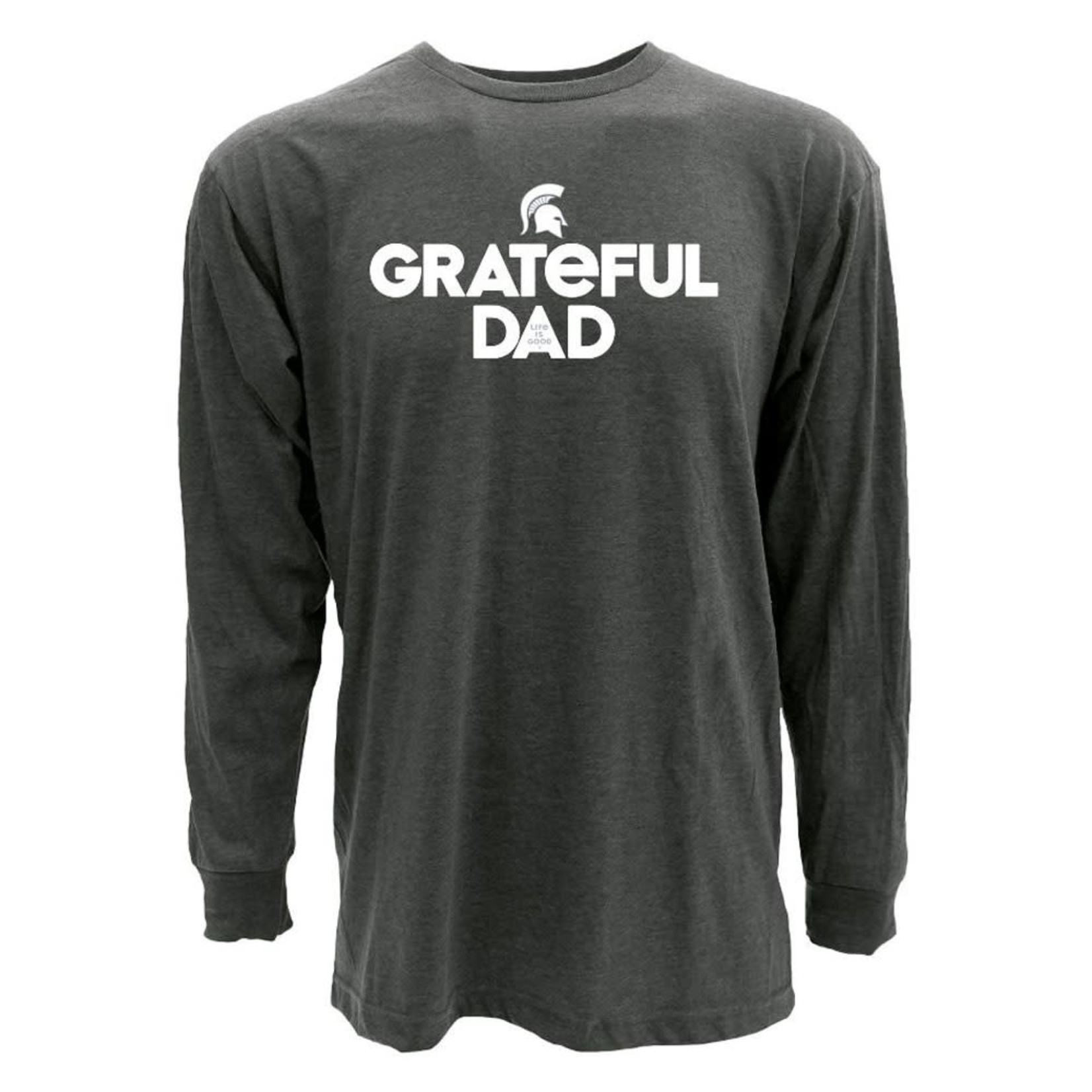 Blue 84 NCAA Michigan State University  Mens Shirt Tee Long Sleeve LIG Grateful Dad