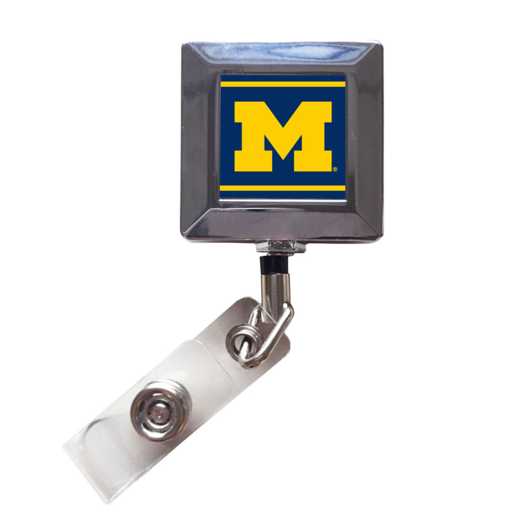 R & R NCAA Michigan Wolverines Retractable Badge