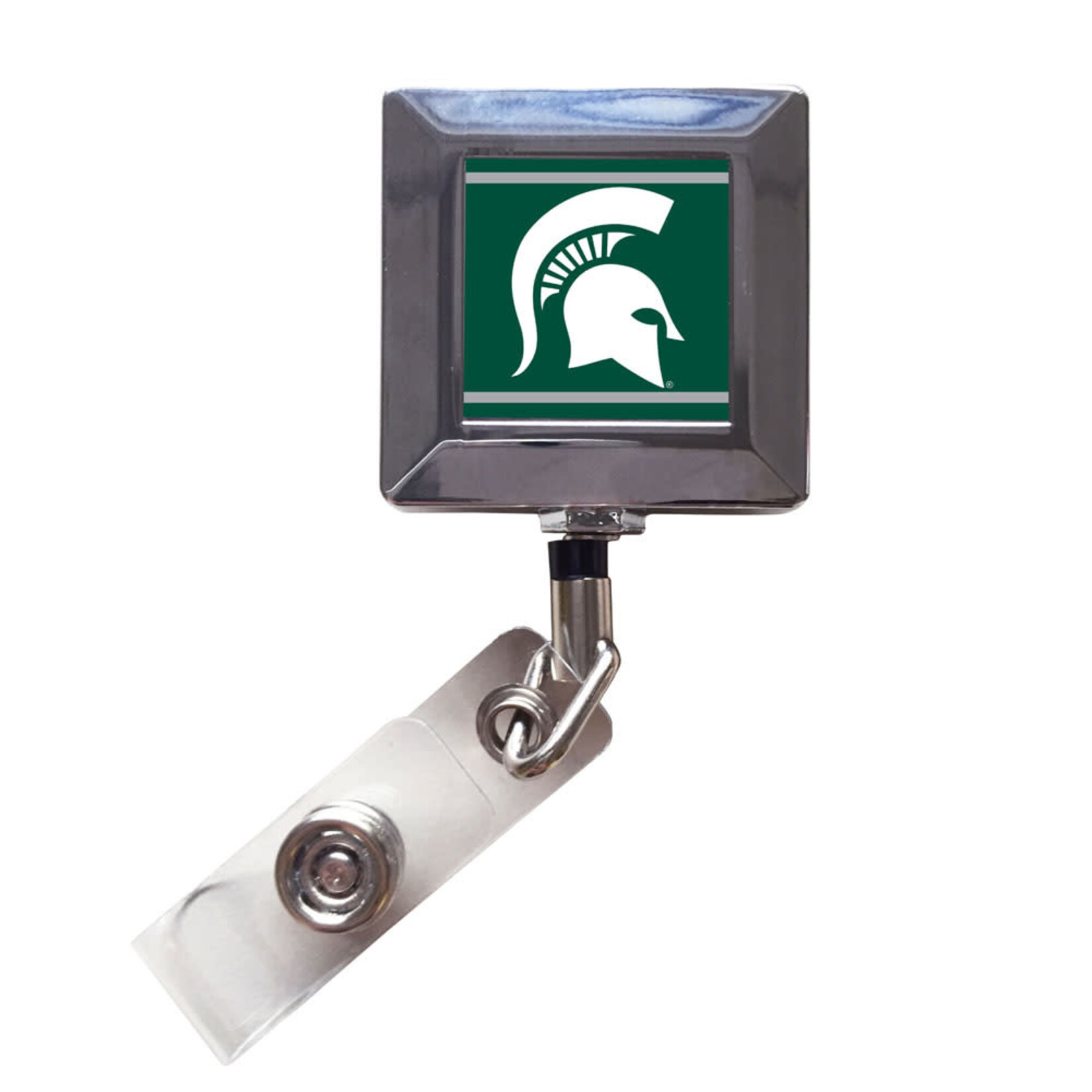 R & R NCAA Michigan State University  Retractable Badge