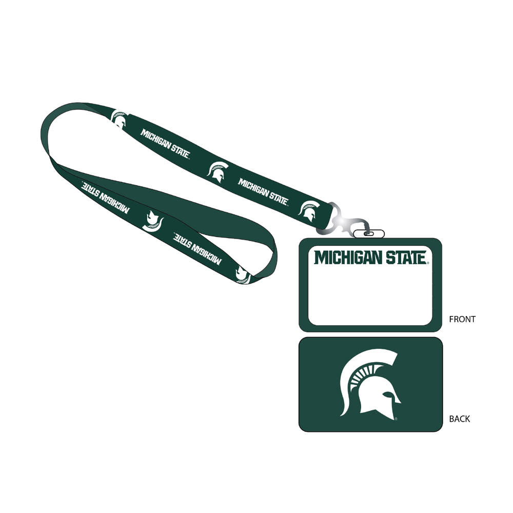Msu Laynard MSU Lanyards ID Holder - The Split Mitt