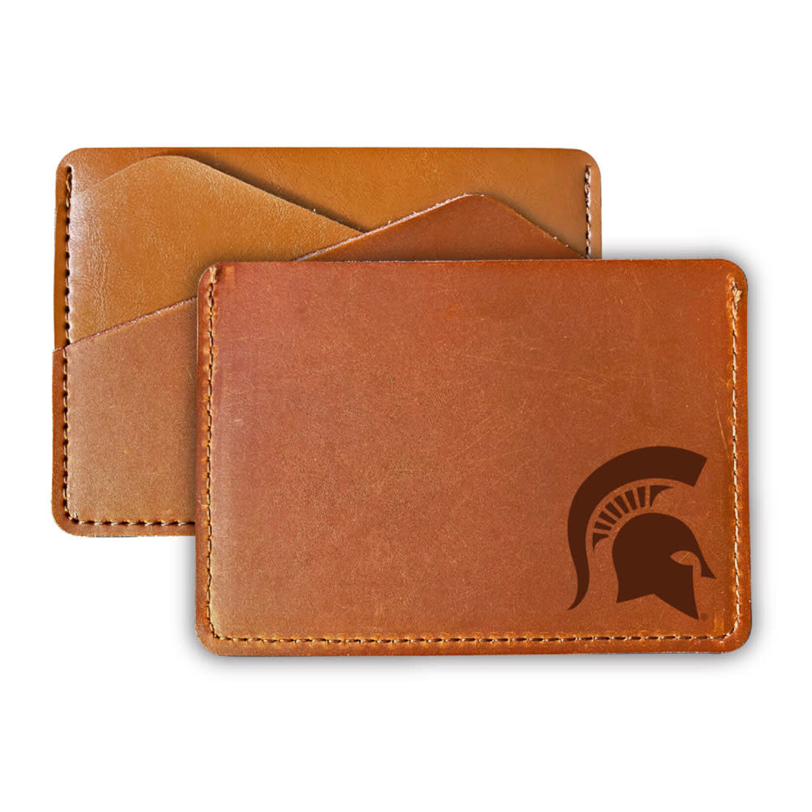 R & R NCAA Michigan State University  Wallet Card Holder Leather