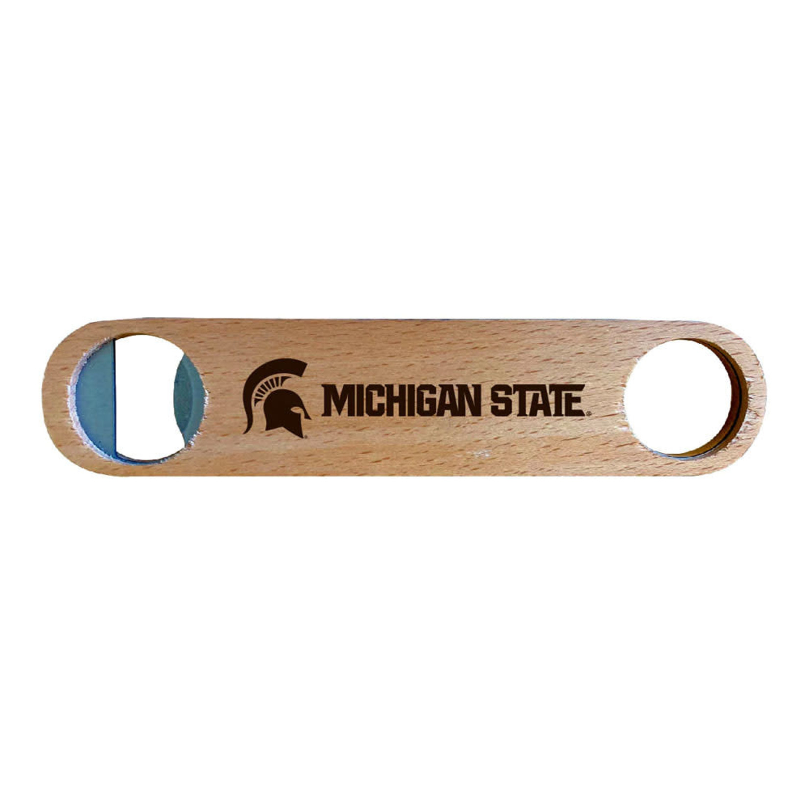 R & R Michigan State Spartans Wood Bottle Opener