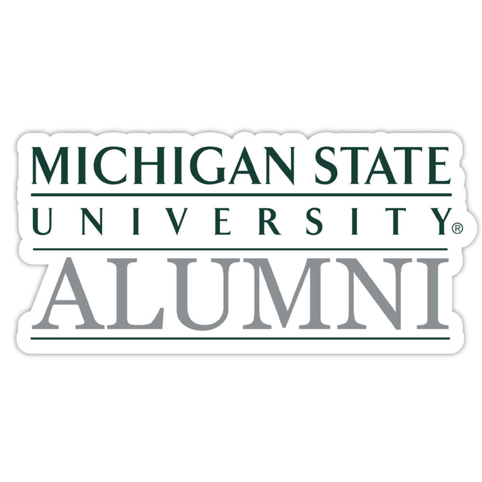 R & R NCAA Michigan State University  Decal Alumni