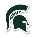 R & R Michigan State Spartans Decal Mascot