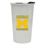 R & R Michigan Wolverines Drinkware Double Tumbler