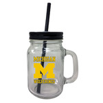 R & R Michigan Wolverines Drinkware Mason Tumbler