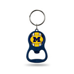 Rico Michigan Wolverines Keychain Bottle Opener Blue