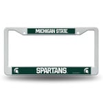 Rico Michigan State Spartans Auto License Plate Frame Plastic w/Printed Insert