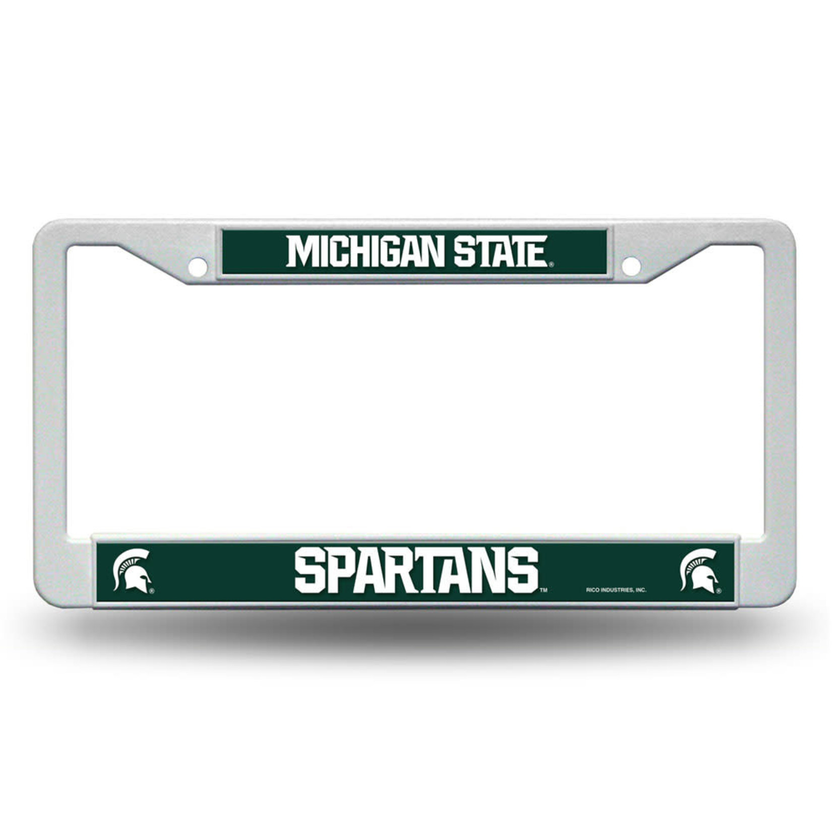 Rico NCAA Michigan State University  Auto License Plate Frame Plastic w/Printed Insert
