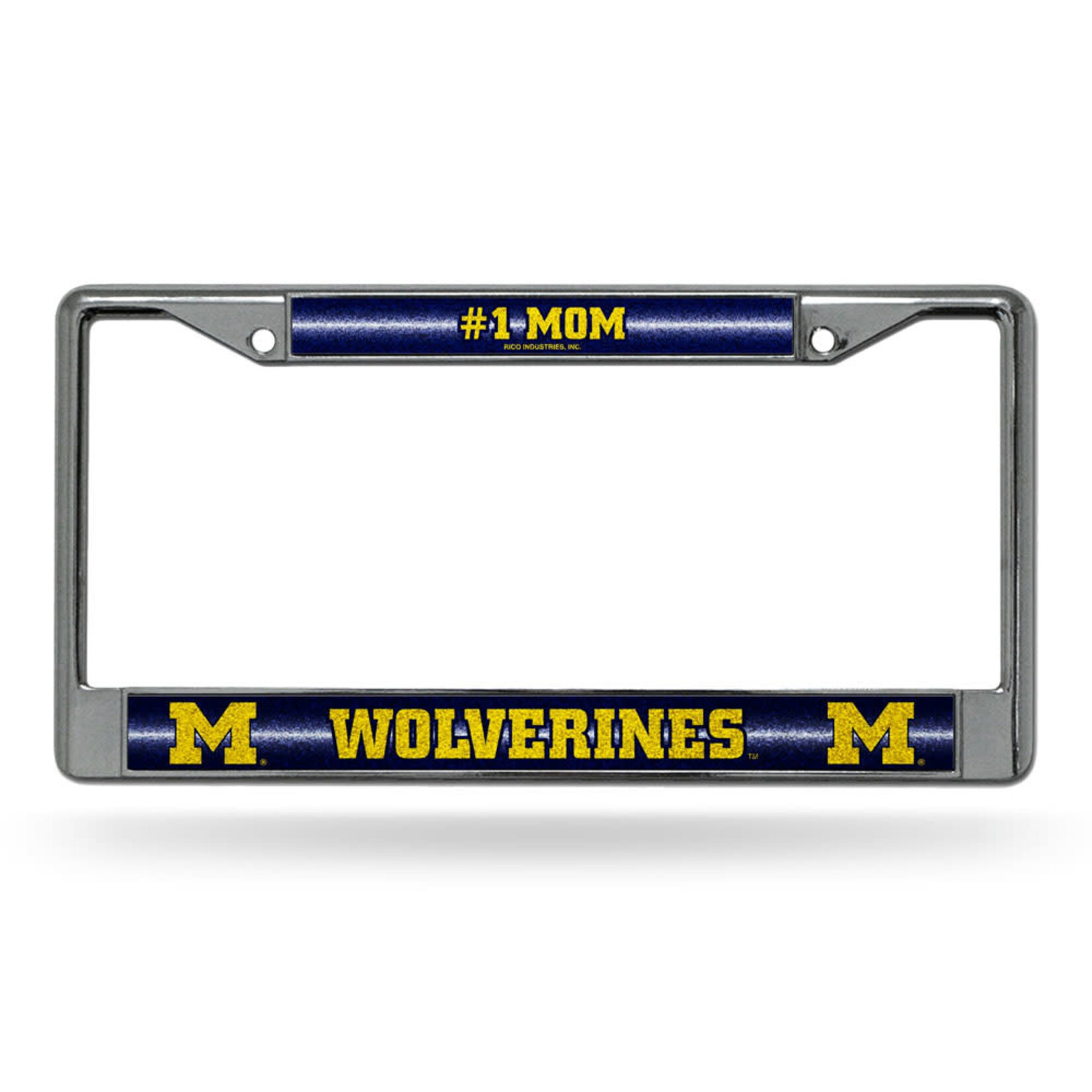 Rico NCAA Michigan Wolverines Auto License Plate Frame #1 Mom