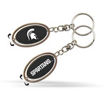 Rico Michigan State Spartans Keychain Spinner Carbon Fiber Design