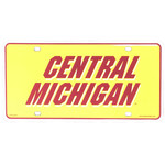 Rico NCAA Central Michigan Chippewas Metal License Plate Tag