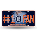 Rico Detroit Tigers #1 Fan Metal Tag