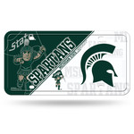 Rico Michigan State Spartans Auto License Plate Sporty Logo Metal Tag