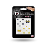 Rico Michigan Wolverines Peel & Stick Nail Tattoos