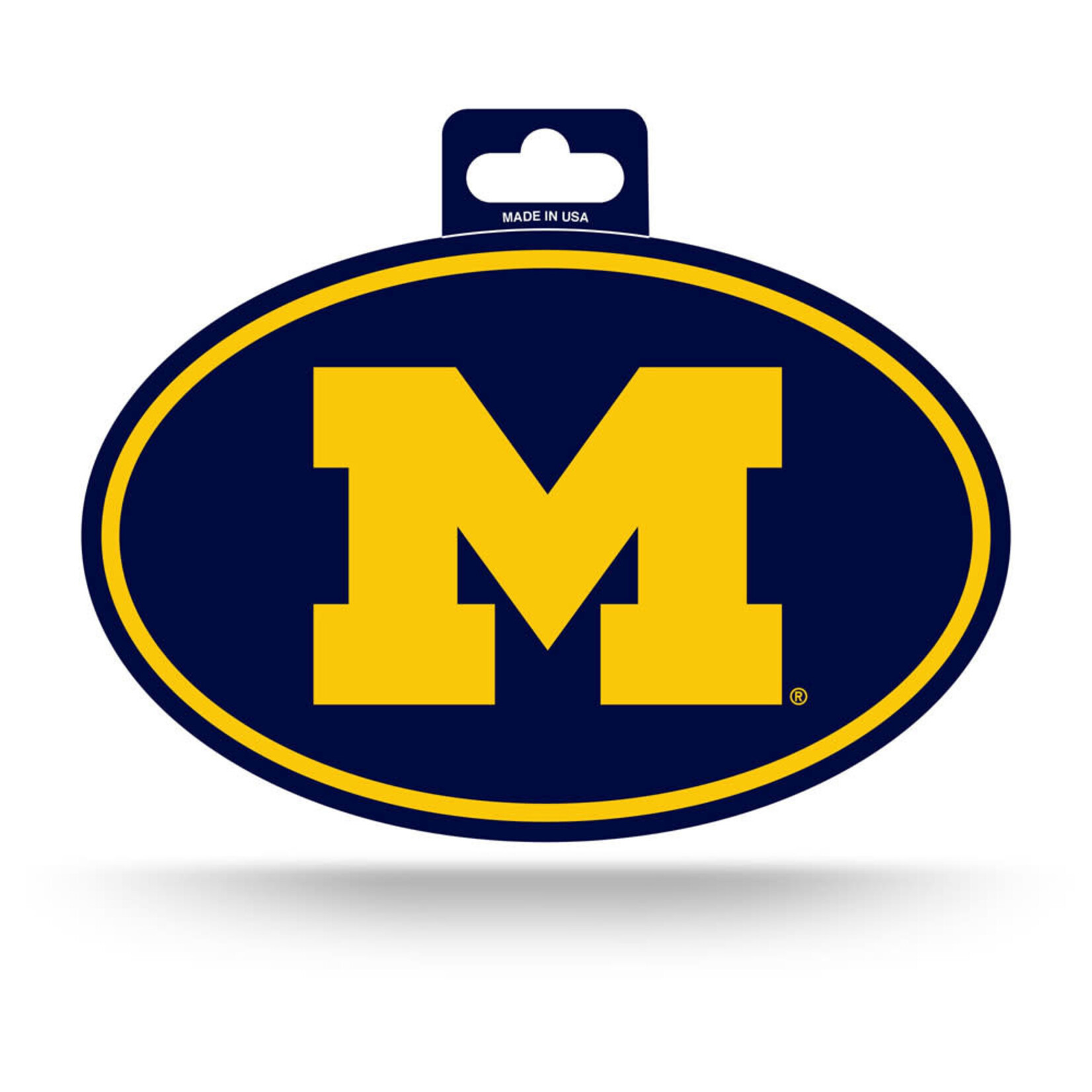 Sparo NCAA Michigan Wolverines Decal Full Color Oval Sticker