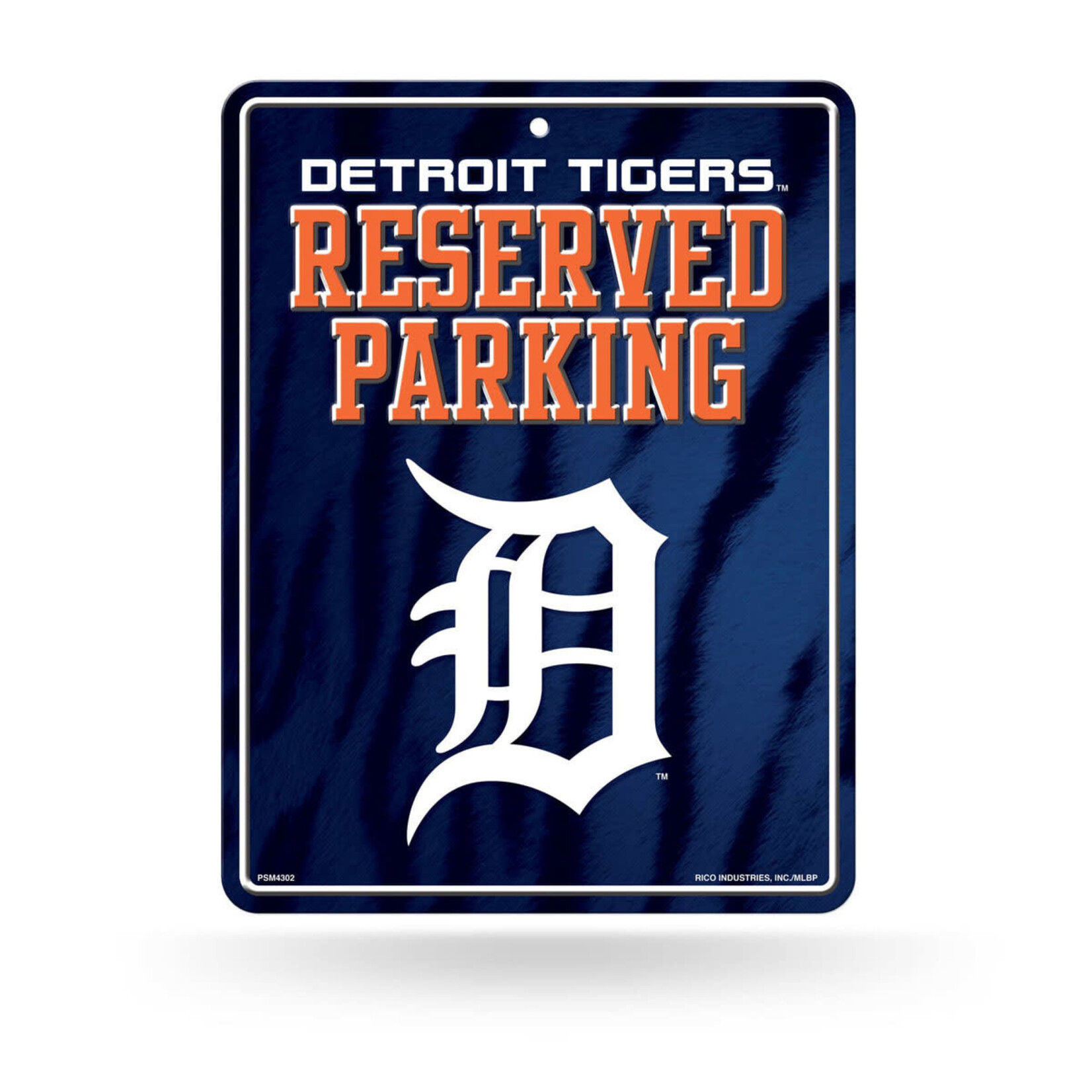 Rico MLB Detroit Tigers Metal Parking Signs