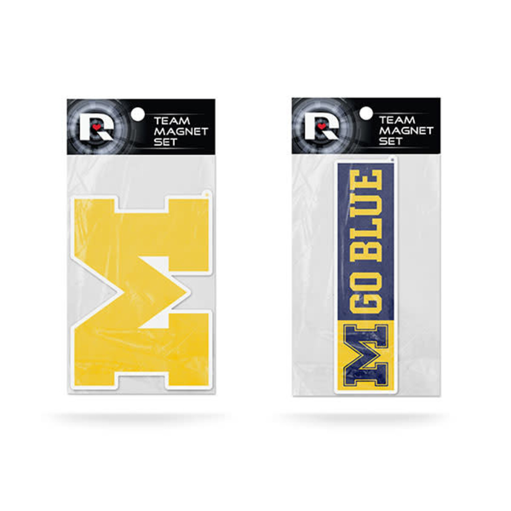 Rico NCAA Michigan Wolverines Magnet Set 2-pc Small