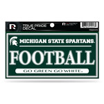 Rico Michigan State Spartans Decal 3''x6'' Pride Football