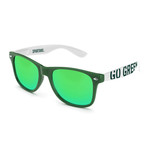 Society 43 Michigan State Spartans Sunglasses Limited Edition Green White Frame