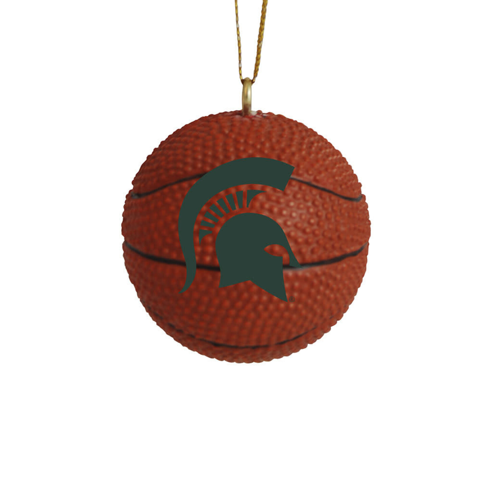 The Memory Company NCAA Michigan State University  Christmas Ornament basketball 3-Pack