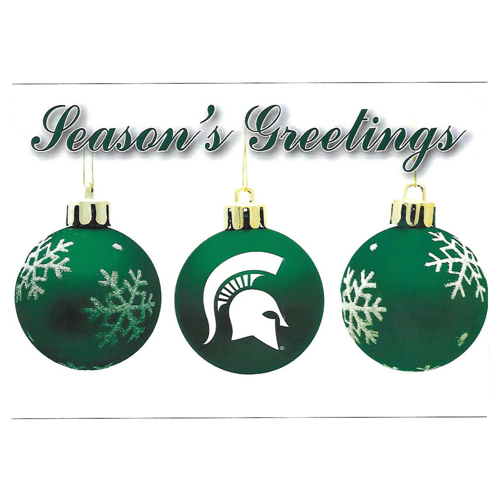 The Fanatic Group NCAA Michigan State University  Card holiday card 132