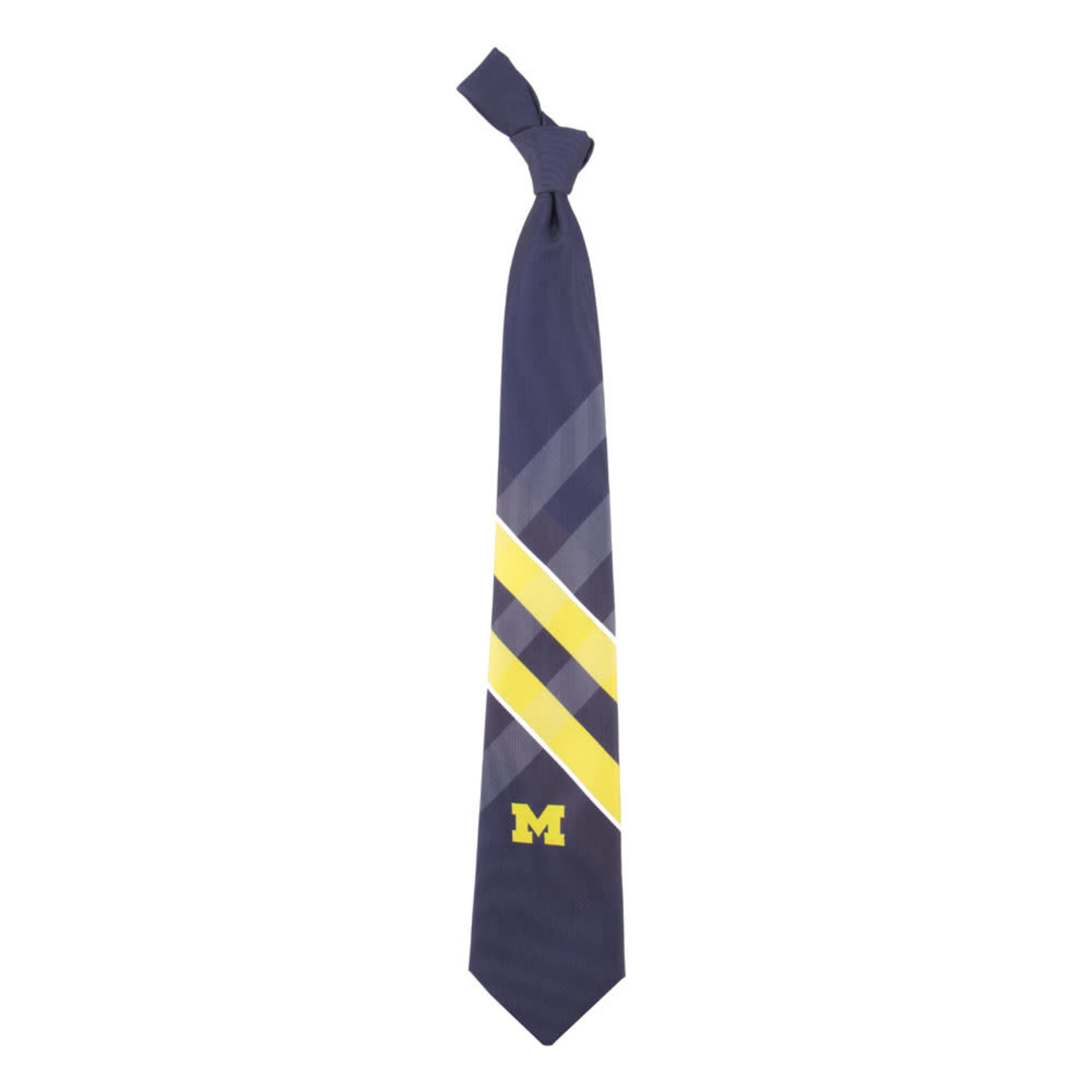 Eagles Wings NCAA Michigan Wolverines Mens Grid Necktie
