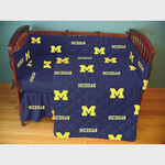 College Covers Michigan Wolverines Baby 5 Piece Crib Set