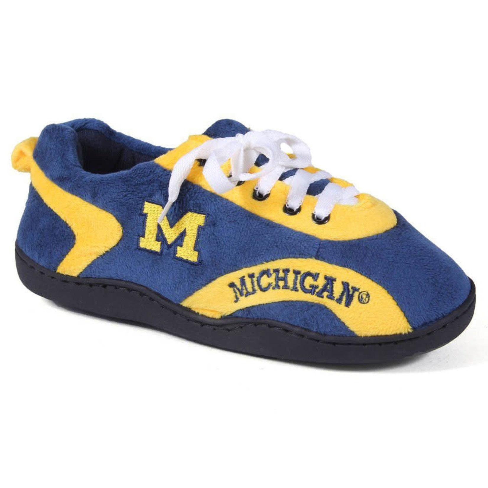 Happy Feet NCAA Michigan Wolverines Slippers Wolverine All Around