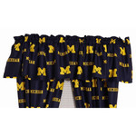 College Covers Michigan Wolverines Curtain Valance 84''x15''