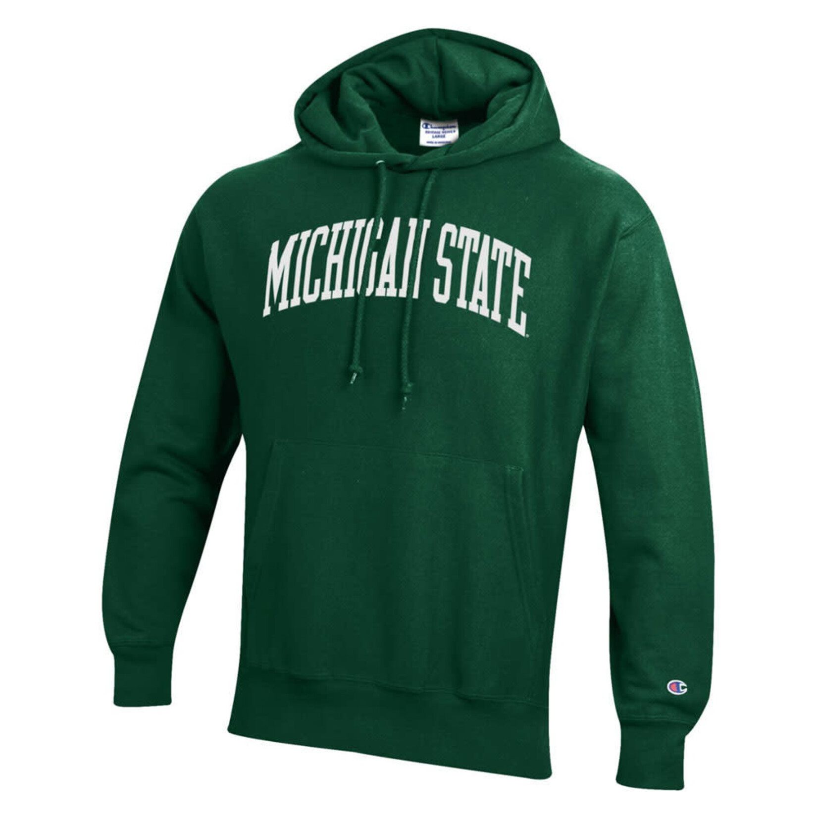 Champion NCAA Michigan State University  Mens Sweatshirt Hood Reverse Weave 561