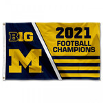 Sewing Concepts Michigan Wolverines Flag 3'x5' Big 10 Football Champs 2021