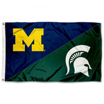 Sewing Concepts House Divided Flag - Michigan vs. Michigan State