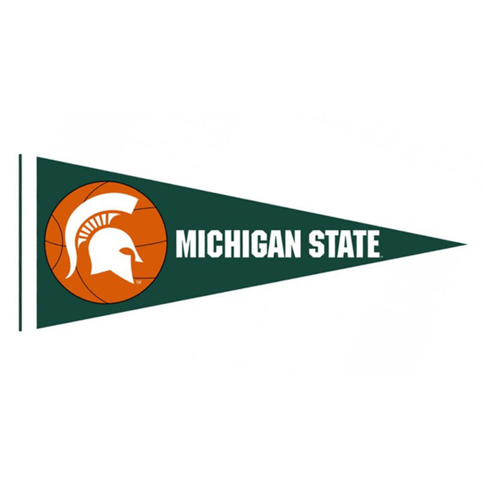 Sewing Concepts NCAA Michigan State University  Pennant 12''x30''  Basketball