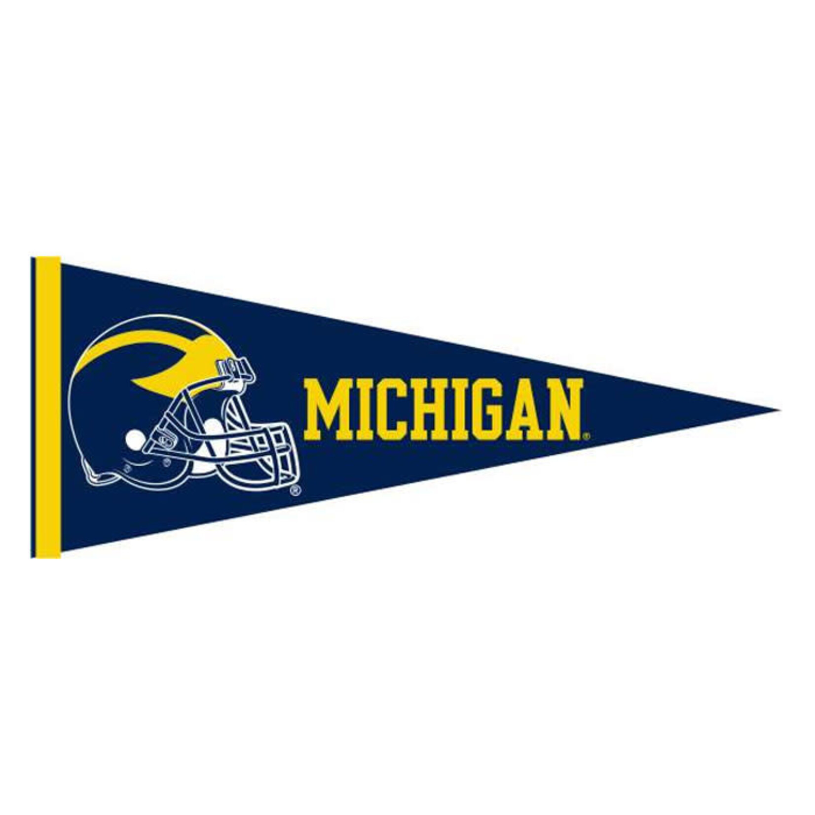 Sewing Concepts NCAA Michigan Wolverines Football Helmet Pennant 12'' x 30''