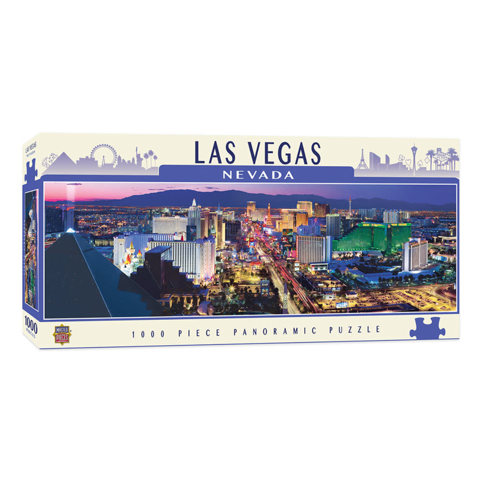 MasterPieces American Vista Panoramic - Las Vegas 1000 Piece Puzzle