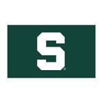 Sewing Concepts Michigan State Spartans Flag 3'x5' Green w-White S Logo