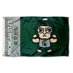 Sewing Concepts Michigan State Spartans Flag 3'x5' Tokyo Mascot Design