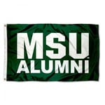 Sewing Concepts Michigan State Spartans Flag 3'x5' Green w-Michigan State Spartans Alumni