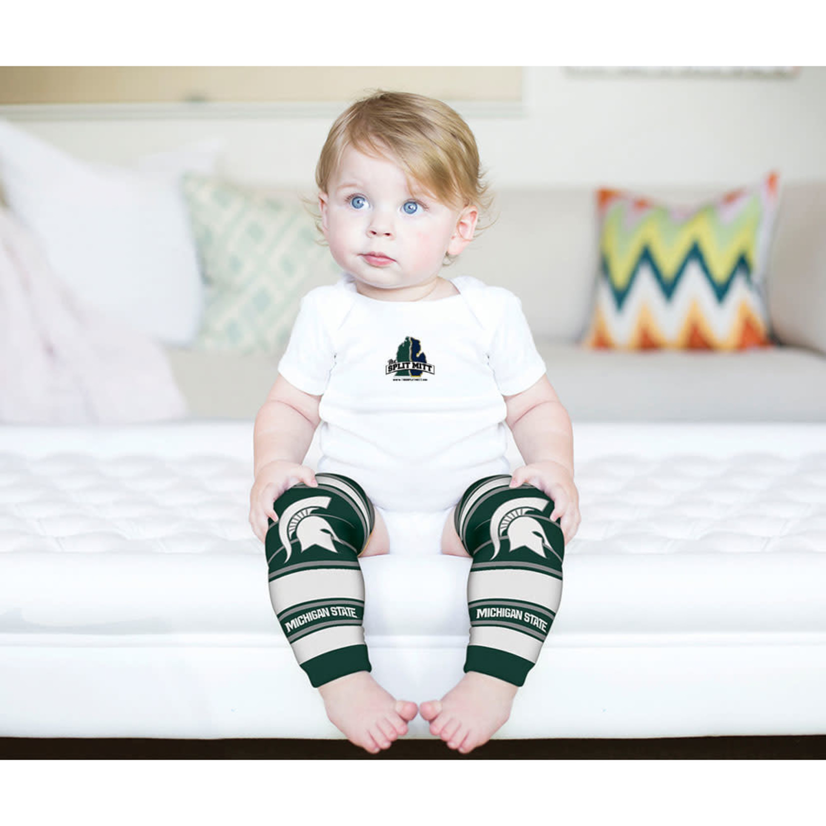 Baby Fanatic NCAA Michigan State Spartans Toddler & Baby Unisex Crawler Leg Warmers