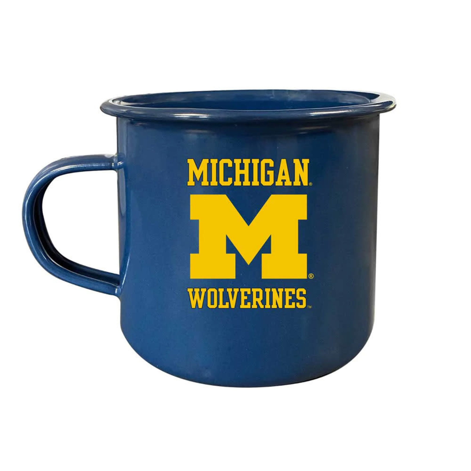 R & R NCAA Michigan Wolverines Tin Camper Coffee Mug