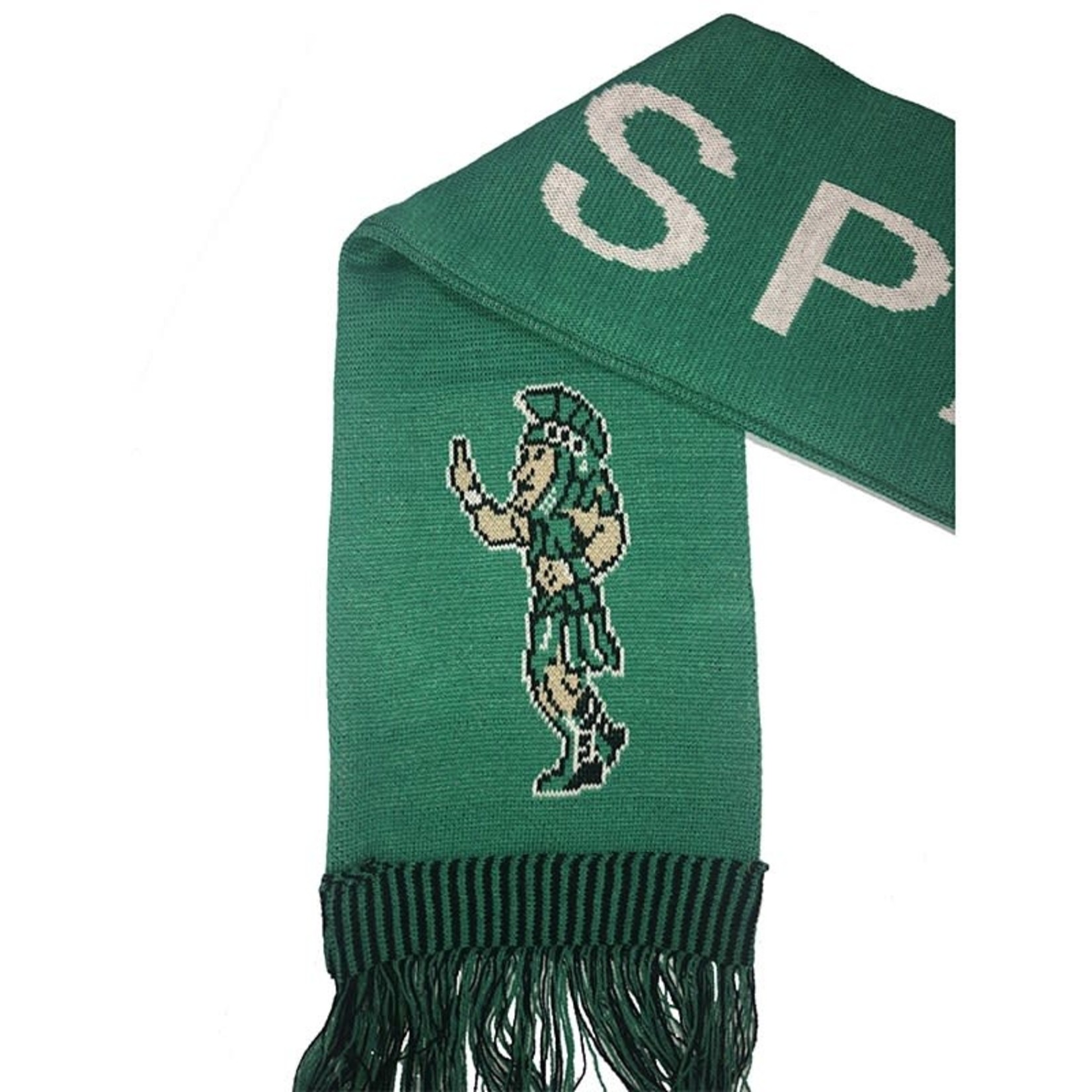 Donegal Bay NCAA Michigan State University Scarf - Sparty Knit Scarf