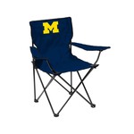 Logo Brands Michigan Wolverines Chair Quad Blue