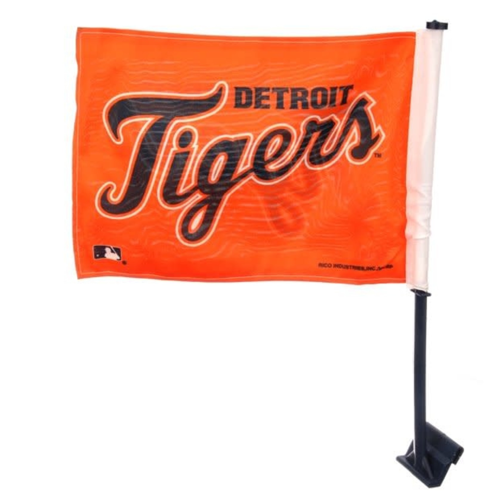 Rico MLB Detroit Tigers Auto Car Flag Blue Pole