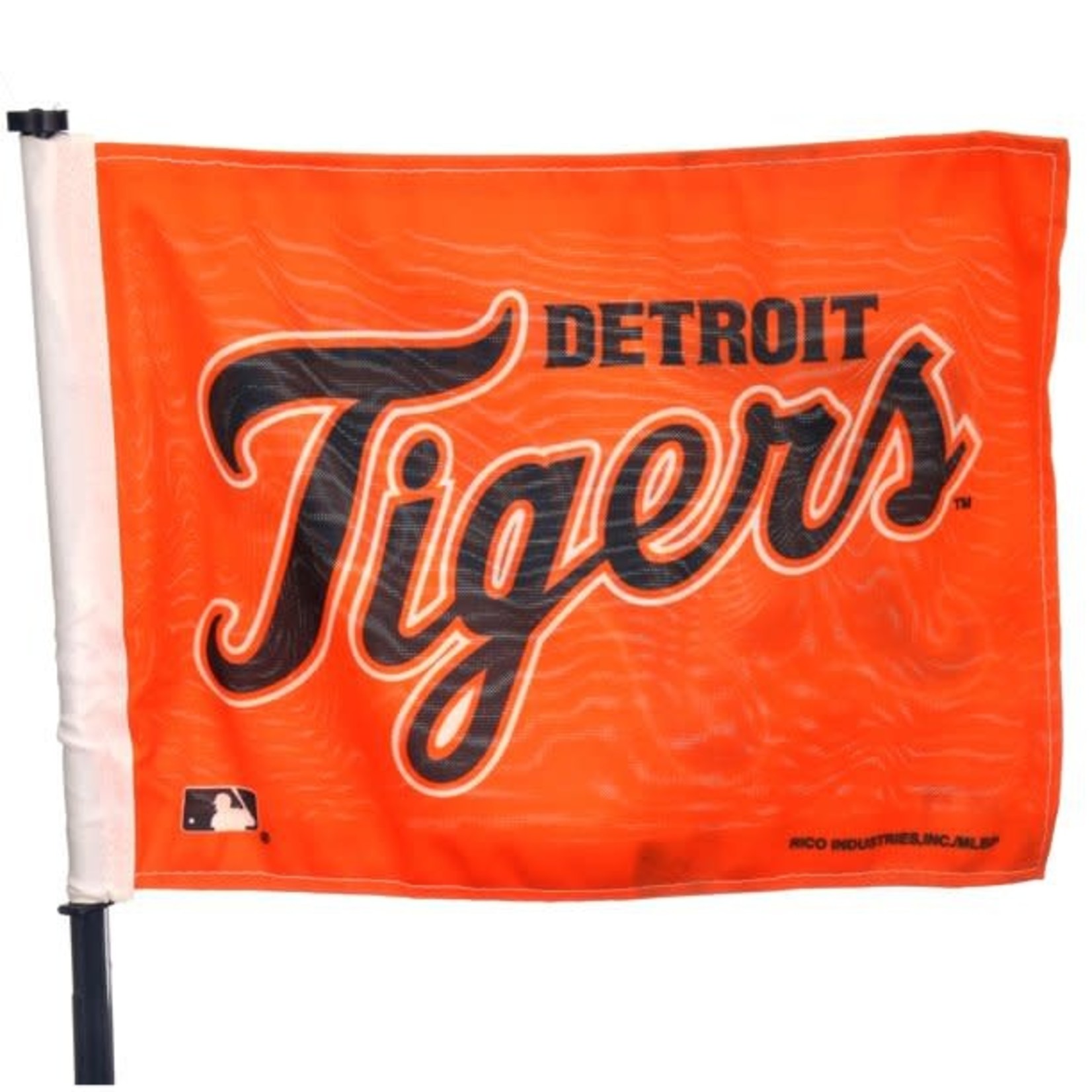Rico MLB Detroit Tigers Auto Car Flag Blue Pole