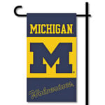 BSI Michigan Wolverines Mini Garden Flag w/Pole