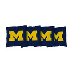 Victory Tailgate Michigan Wolverines Corn-Filled Cornhole Bags Navy - 4pk