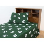 College Covers Michigan State Spartans Bed Sheets