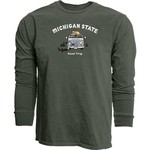 Blue 84 Michigan State Spartans Mens Tee Shirt LIG Long Sleeve Jake Van